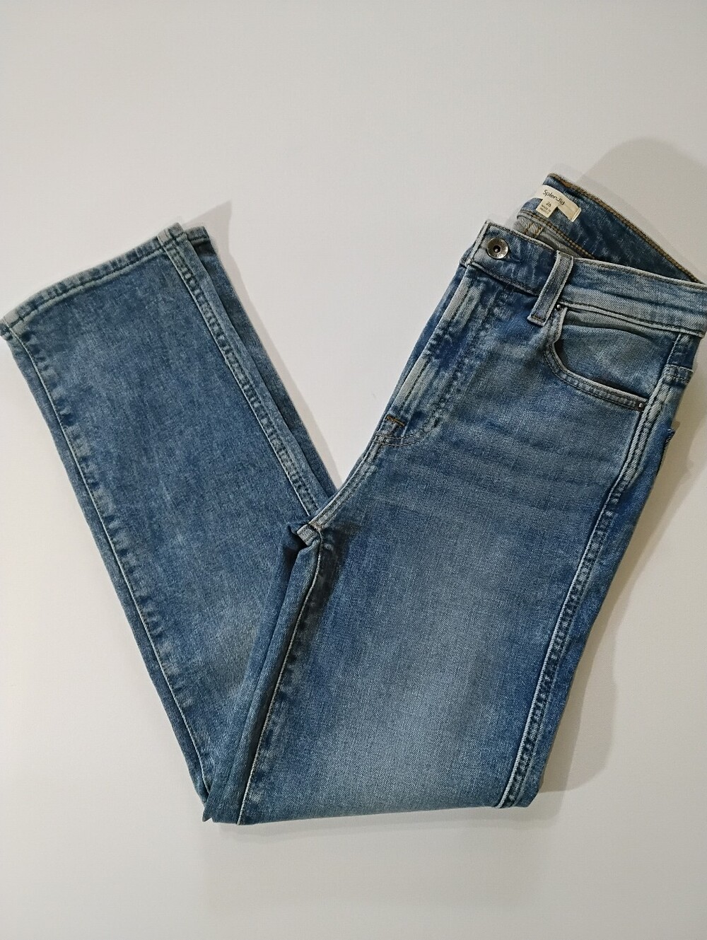 Splendid‎ Jeans Womens 26 Light Wash High Rise Cropped 90s Festival Streetwear